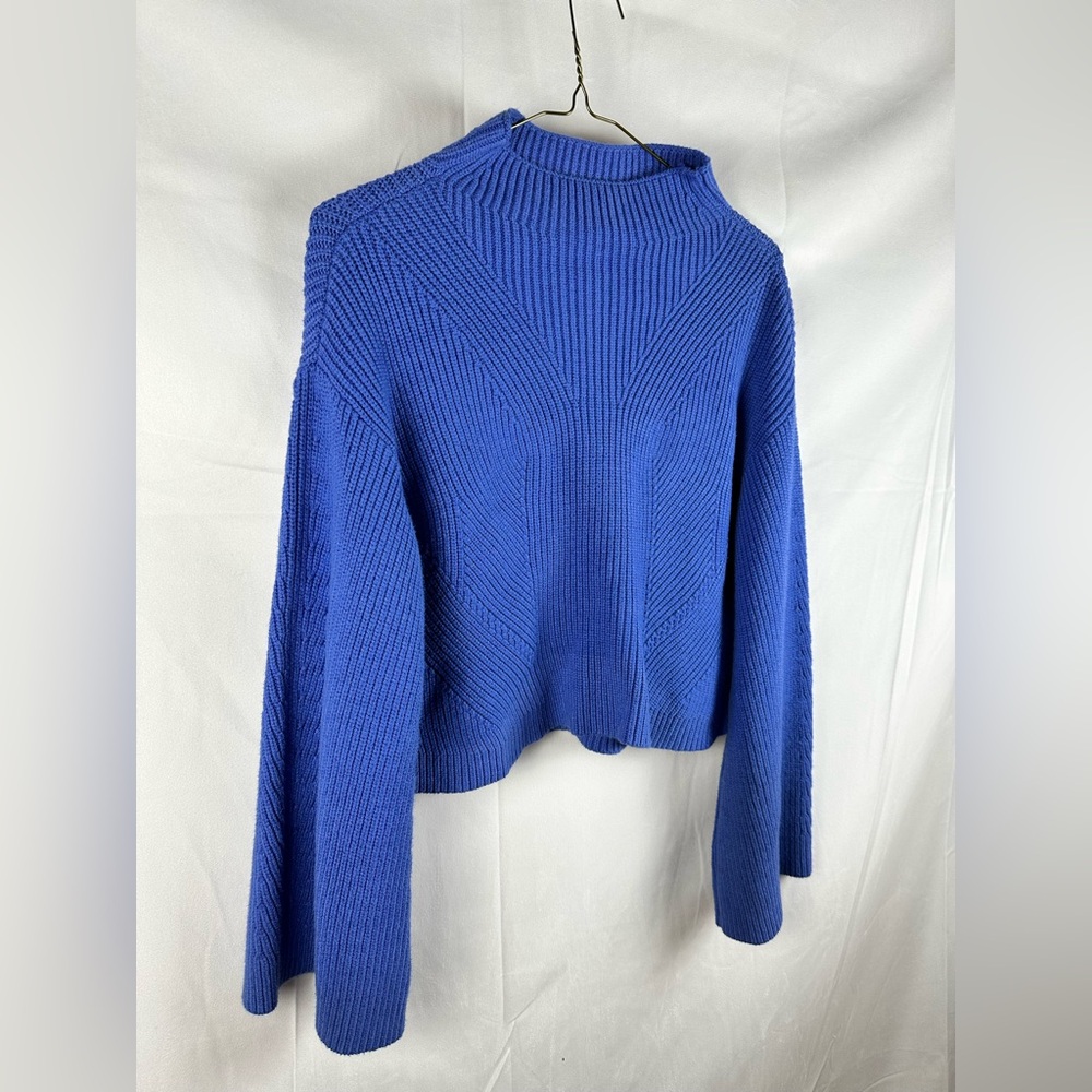 Maeve Cobalt Blue Turtleneck Sweater - Picture 2 of 8